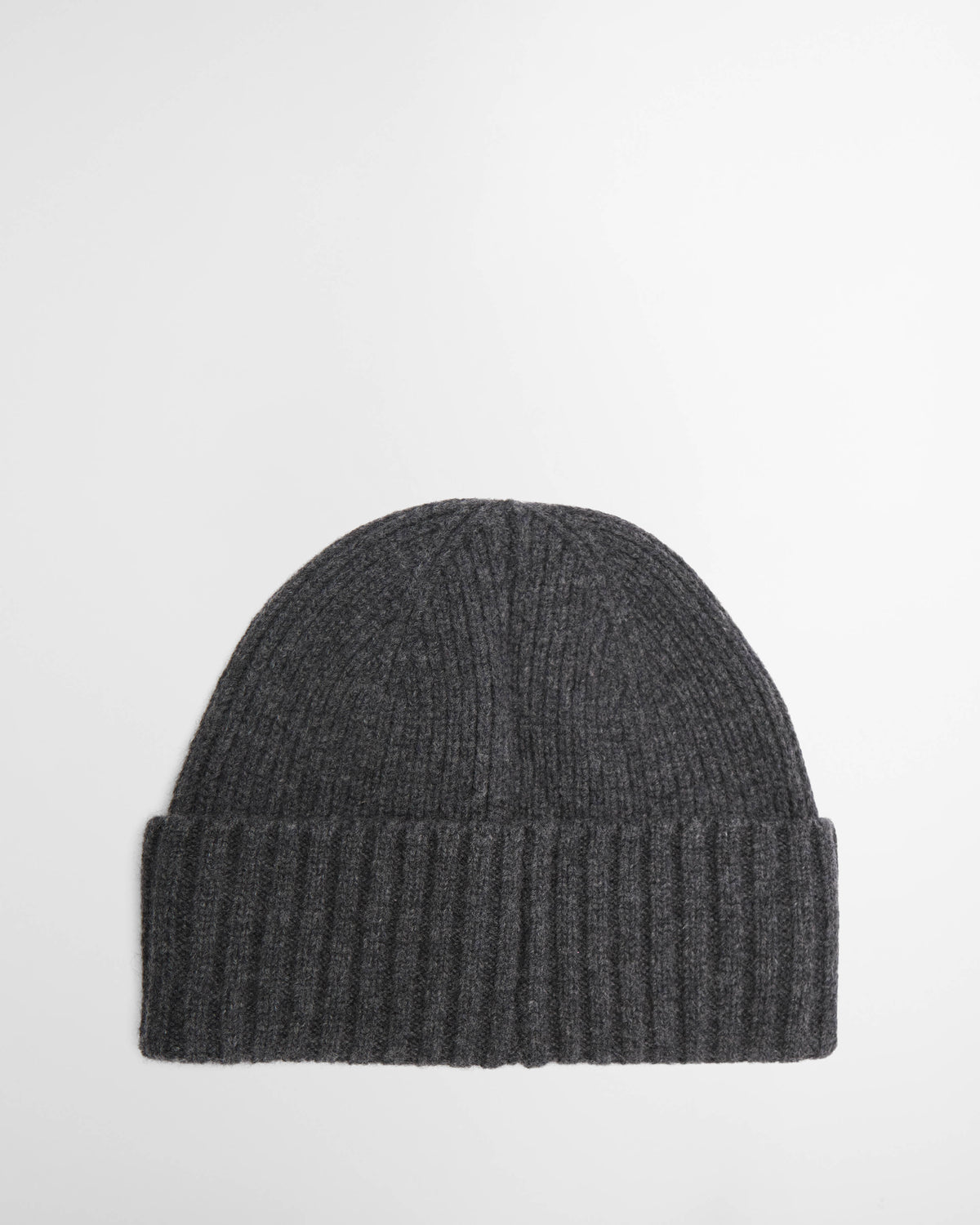 Barbour Danforth Mens Knitted Beanie Hat - Charcoal | CHO | Designer Mens Beanies