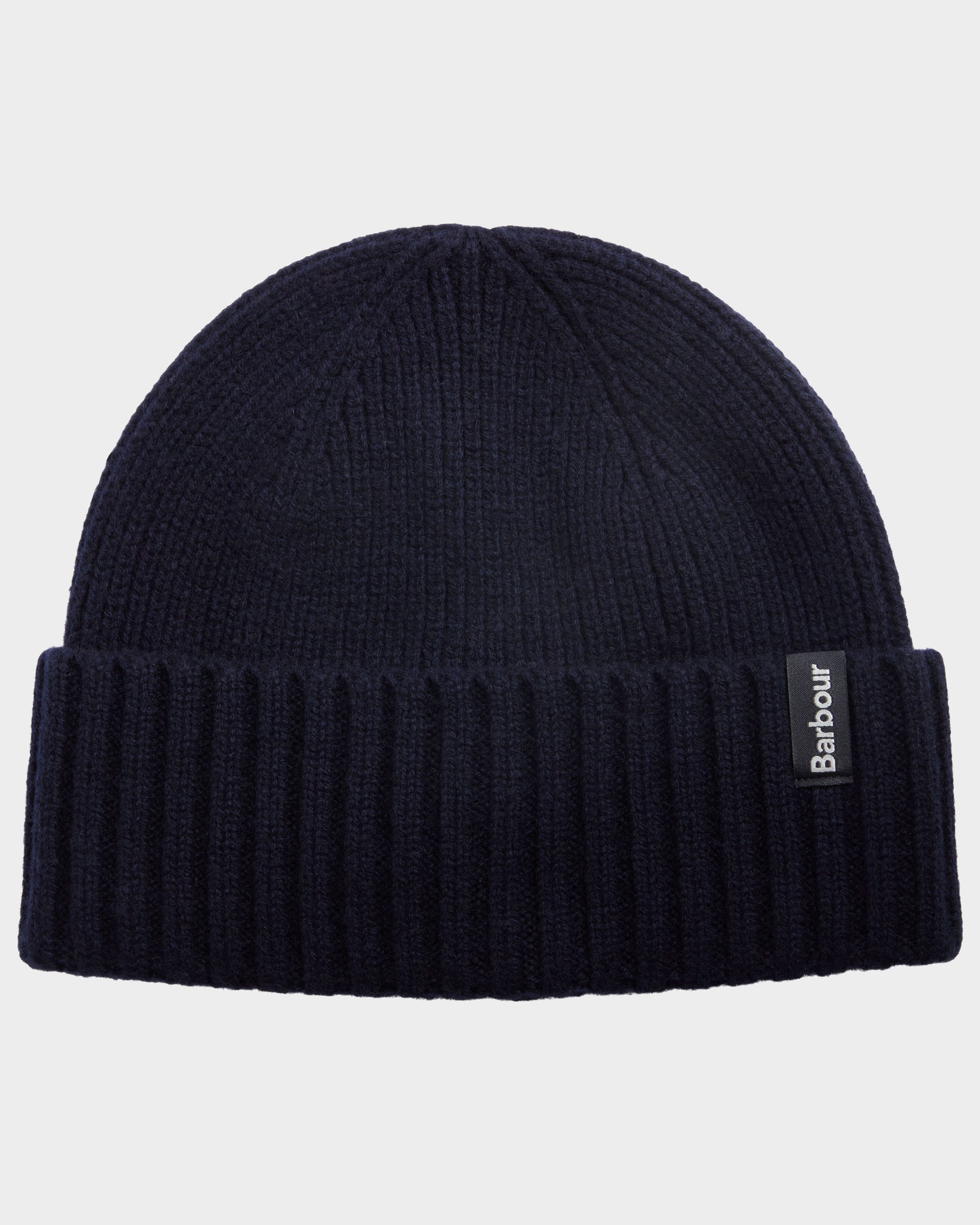 Barbour Danforth Mens Knitted Beanie Hat - Navy | CHO | Designer Mens Beanies