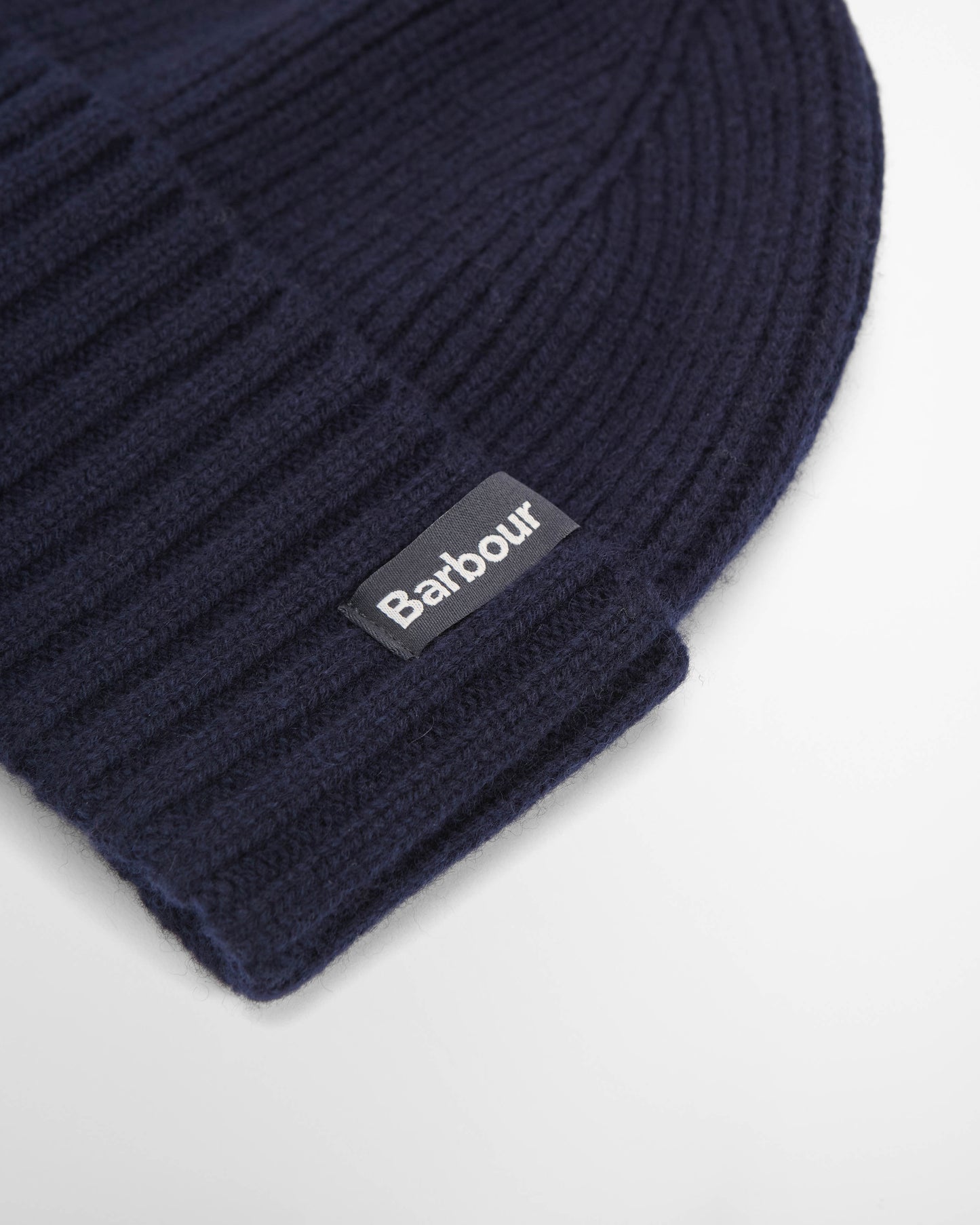 Barbour Danforth Mens Knitted Beanie Hat - Navy | CHO | Designer Mens Beanies