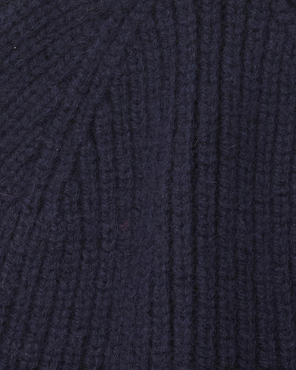 Barbour Danforth Mens Knitted Beanie Hat - Navy | CHO | Designer Mens Beanies