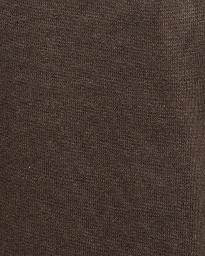 Barbour Essential Lambswool Mens Half-Zip Jumper - Dark Oak | CHO | Designer Mens Knitwear