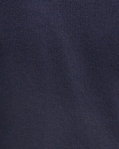 Barbour Nelson Essential Mens Half Zip Knitted Jumper - Navy | CHO | Designer Mens Quarter Zip Jumpers