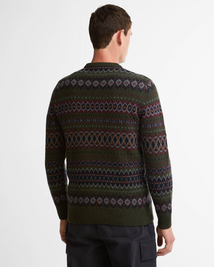 Barbour Case Fairisle Mens Jumper - Shadow | CHO | Designer Mens Jumpers