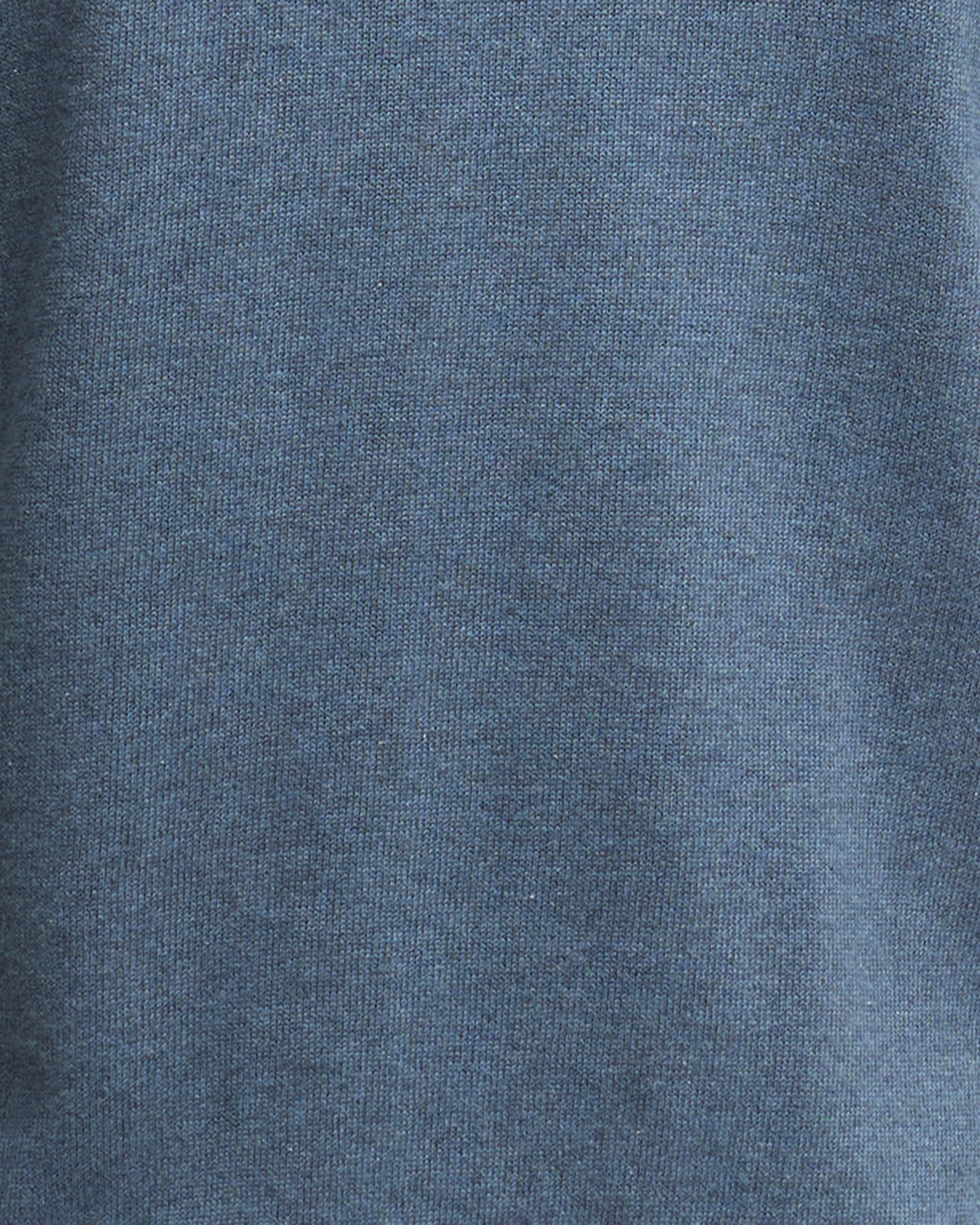 Barbour Cotton Mens Half Zip Jumper - Dusk Blue | CHO | Designer Mens Knitwear