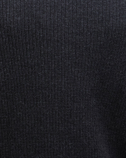 Barbour International Chester Mens Funnel Neck Jumper - Charcoal Marl