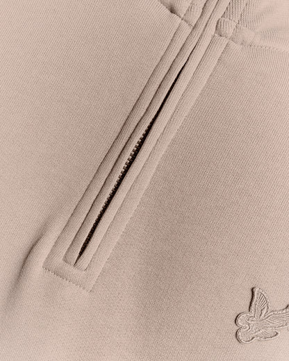 Lyle & Scott Superfine Quarter Zip Sweatshirt - X893 Fife