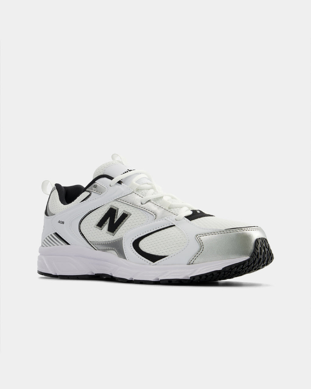 New Balance 408 Unisex Trainers - White/Black/Silver | CHO | Designer Unisex Trainers