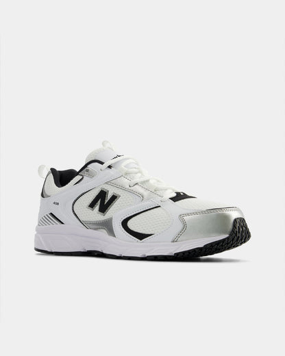 New Balance 408 Unisex Trainers - White/Black/Silver | CHO | Designer Unisex Trainers