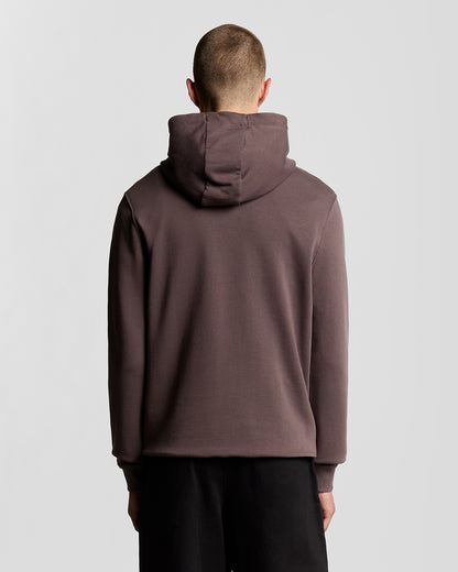 Lyle & Scott Zip Through Mens Hoodie ML420VOG - X863 Espresso