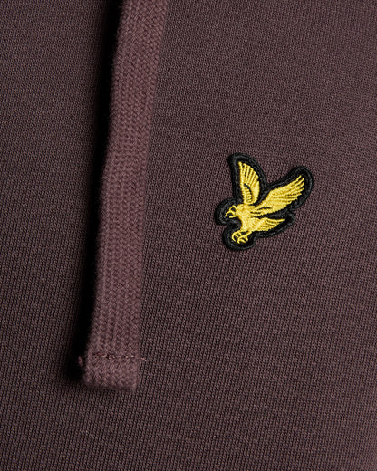 Lyle & Scott Zip Through Mens Hoodie ML420VOG - X863 Espresso