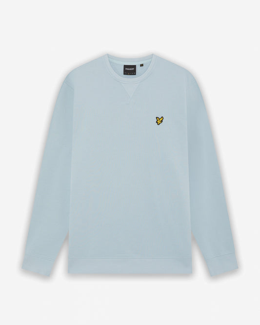 Lyle & Scott Mens Crew Neck Sweatshirt - W596 Opal Blue
