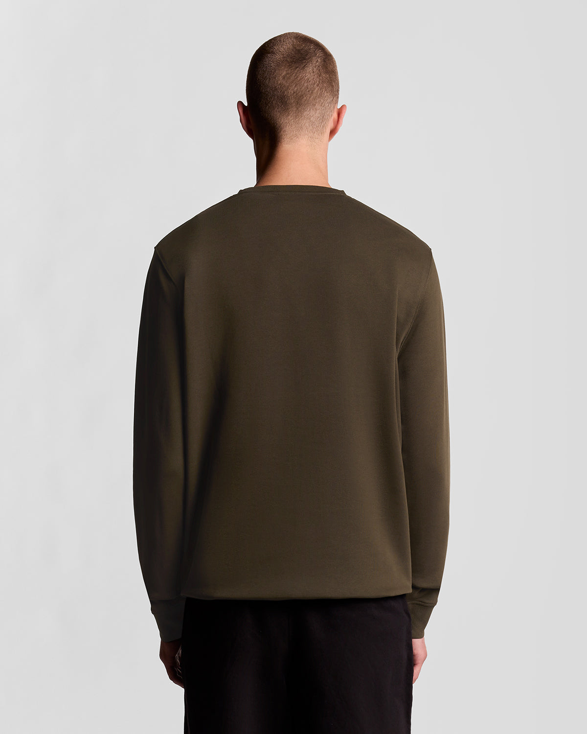Lyle & Scott Mens Sweatshirt ML424VOG - W485 Olive