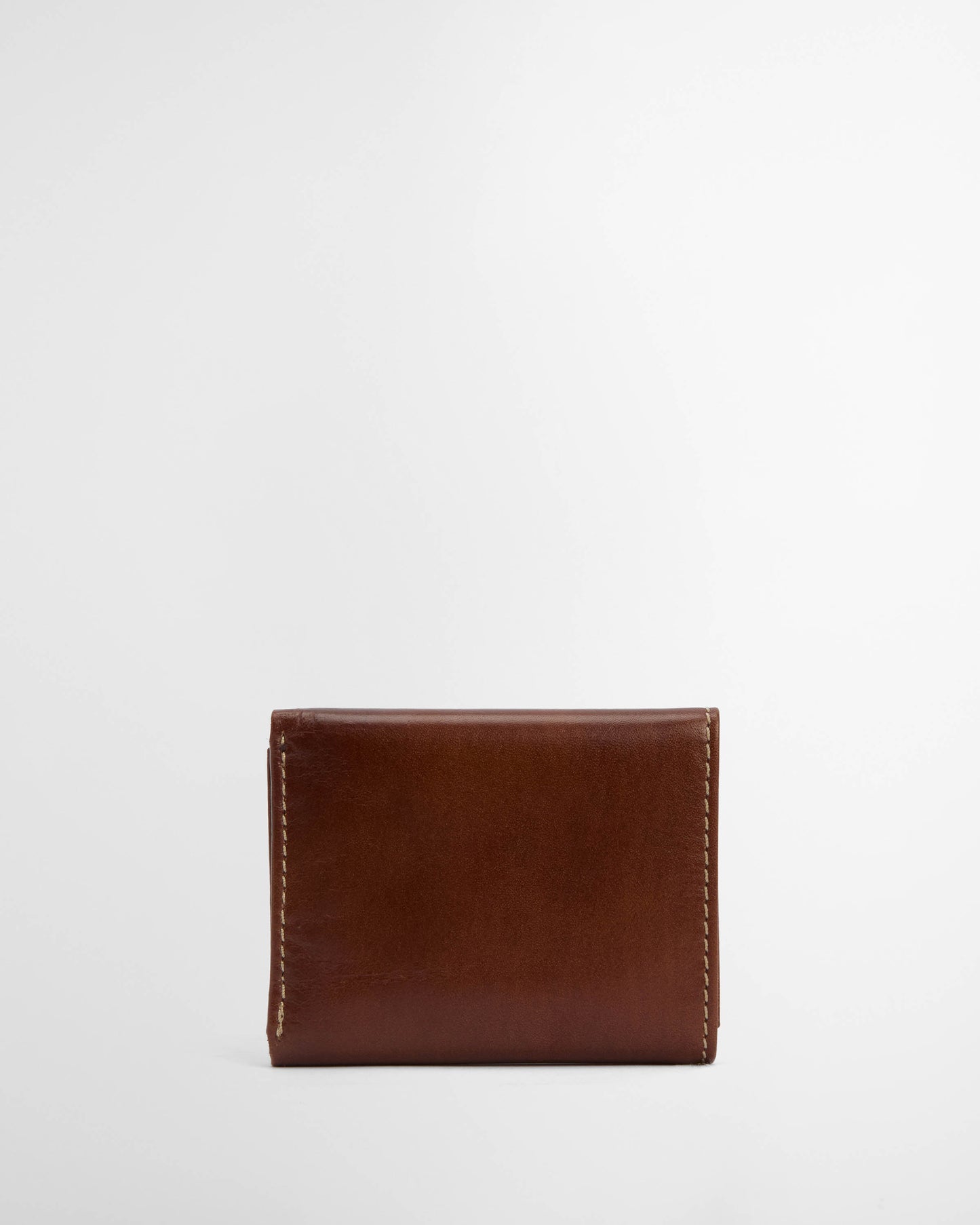 Barbour Bywell Mens Leather Bi Fold Wallet - Heritage Brown