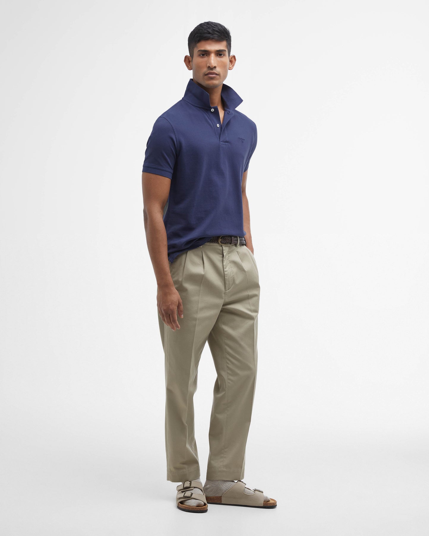 Barbour Wash Sports Mens Polo Shirt - Navy