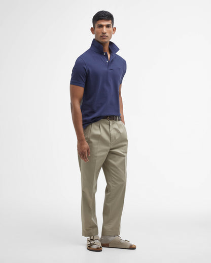 Barbour Wash Sports Mens Polo Shirt - Navy