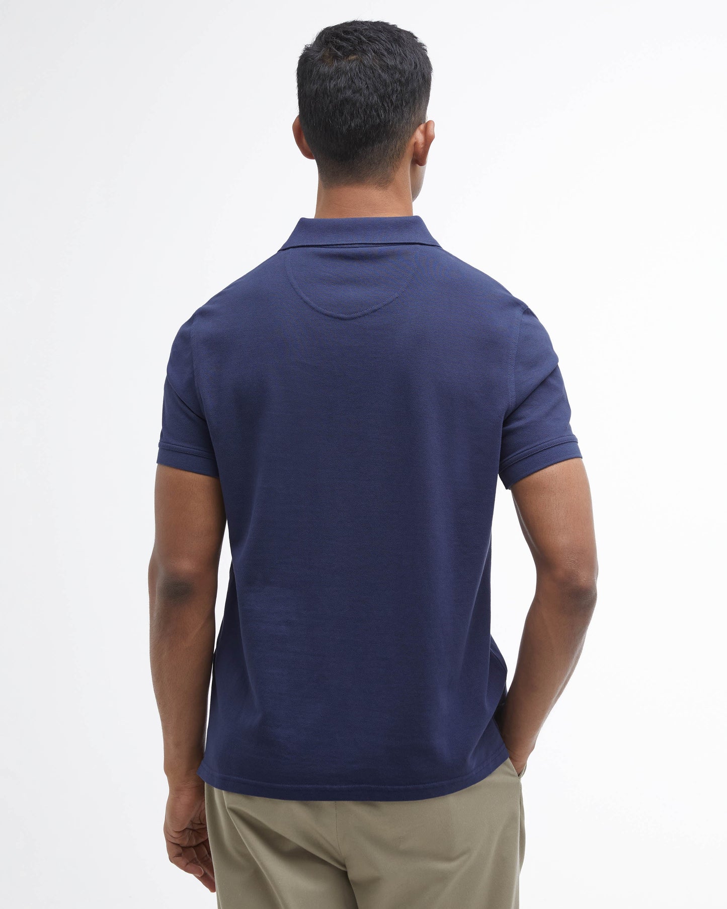 Barbour Wash Sports Mens Polo Shirt - Navy