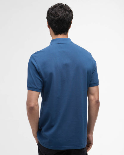 Barbour International Essential Short Sleeve Mens Polo - Insignia Blue