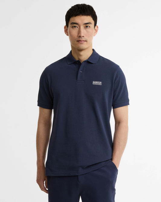 Barbour International Essential Short Sleeve Mens Polo - Oxford Navy