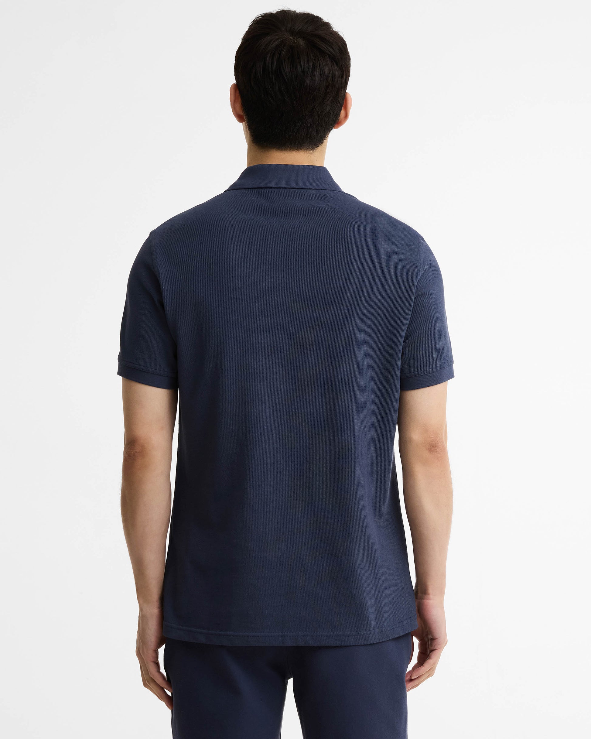 Barbour International Essential Short Sleeve Mens Polo - Oxford Navy | CHO | Designer Mens Polo Shirts