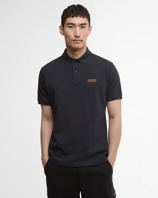 Barbour International Essential Short Sleeve Mens Polo - Dark Navy