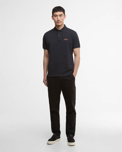 Barbour International Essential Short Sleeve Mens Polo - Dark Navy