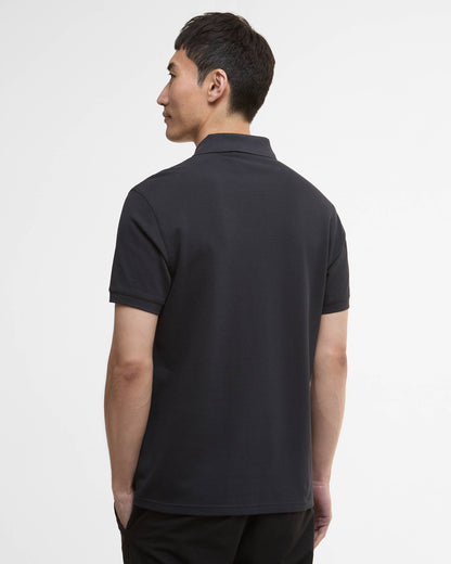 Barbour International Essential Short Sleeve Mens Polo - Dark Navy
