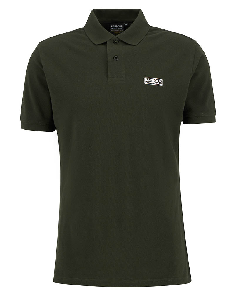 Barbour International Essential Short Sleeve Mens Polo - Sage