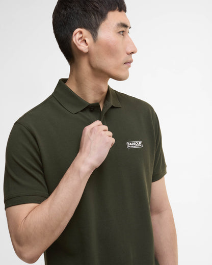 Barbour International Essential Short Sleeve Mens Polo - Sage