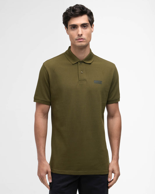 Barbour International Essential Short Sleeve Mens Polo - Light Sage
