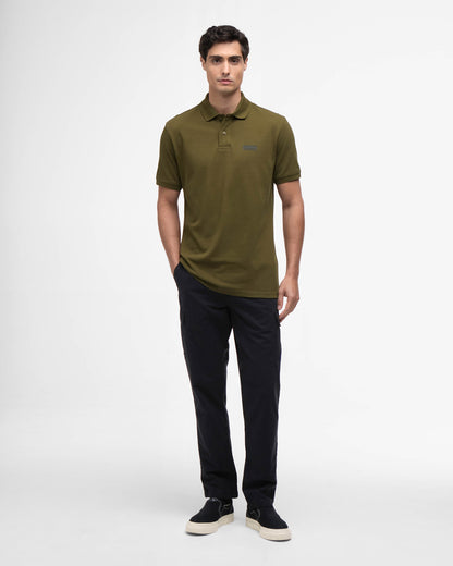 Barbour International Essential Short Sleeve Mens Polo - Light Sage