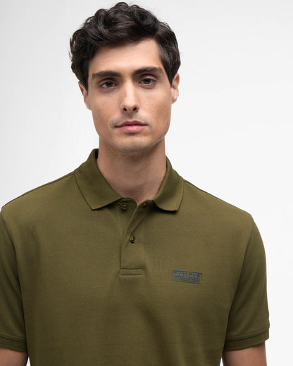 Barbour International Essential Short Sleeve Mens Polo - Light Sage