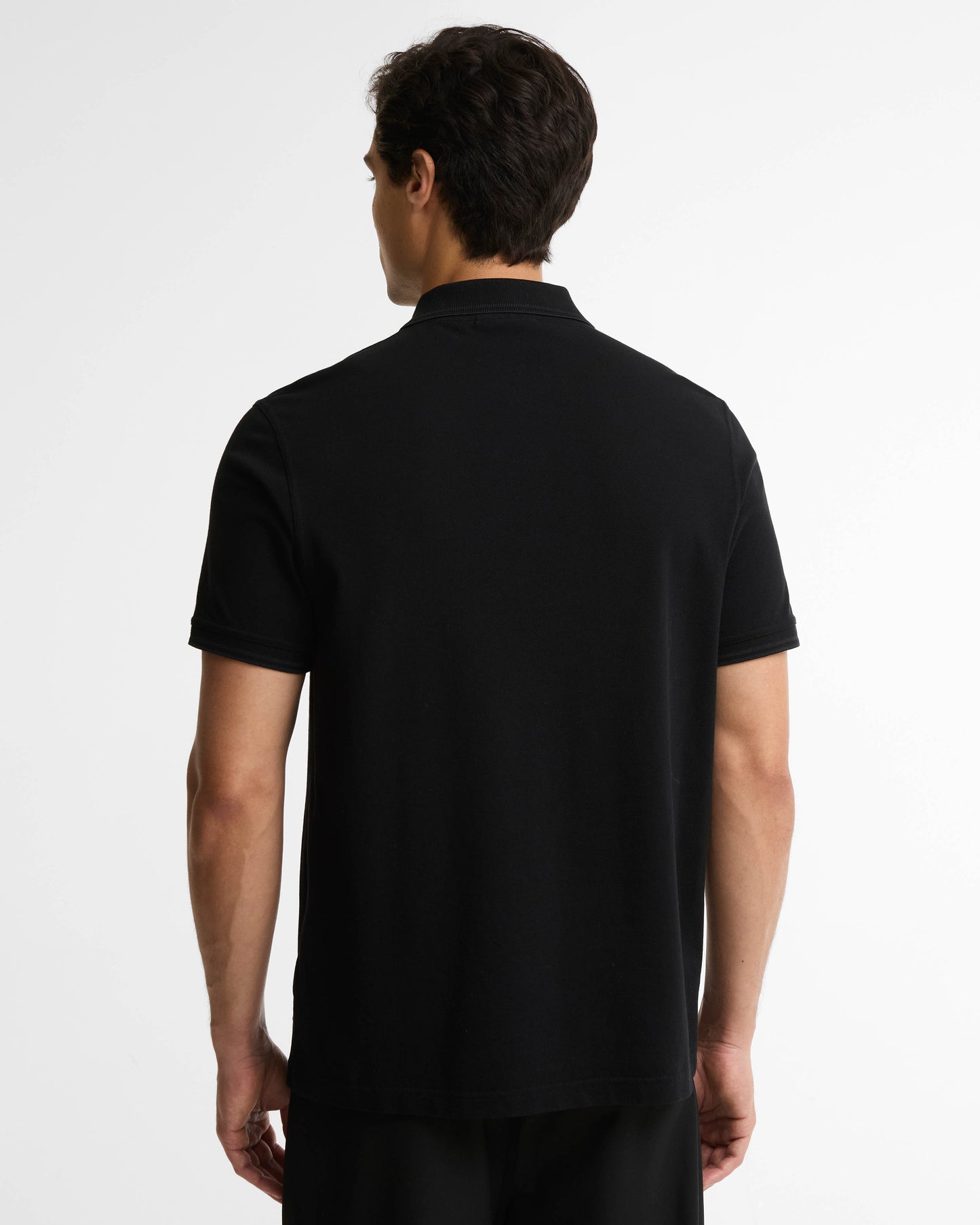 Barbour International 90th Anniversary Mens Polo Shirt - Black | CHO | Designer Mens Short Sleeve Polo Shirts
