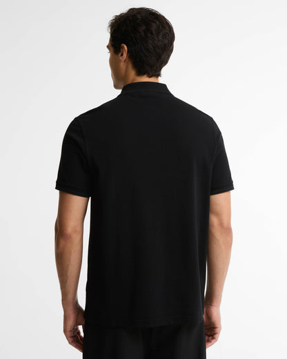 Barbour International 90th Anniversary Mens Polo Shirt - Black | CHO | Designer Mens Short Sleeve Polo Shirts