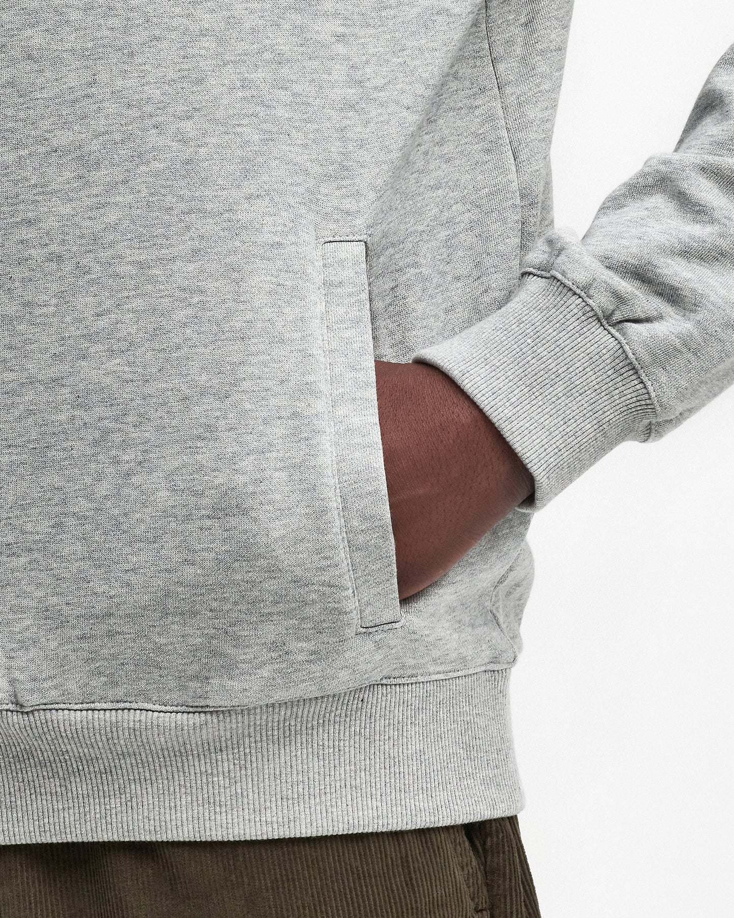 Barbour Beckhill Mens Half Zip Sweatshirt - Grey Marl - CHO - Designer Mens Sweatshirts