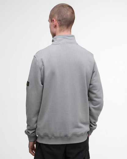 Barbour International Outline Mens Funnel Neck Sweatshirt - Ultimate Grey