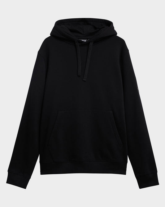 Barbour International Mens Pullover Hoodie and Joggers Tracksuit - Black