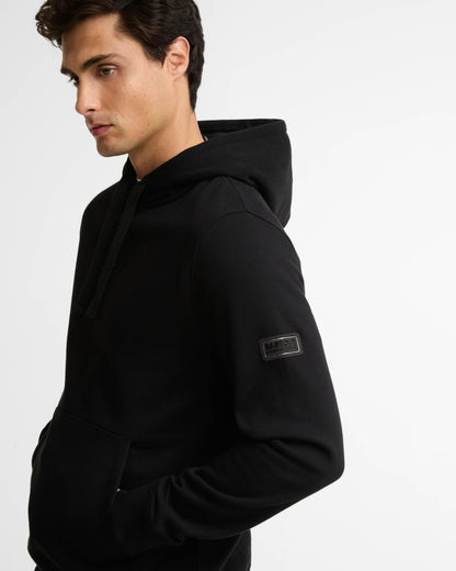 Barbour International Mens Pullover Hoodie and Joggers Tracksuit - Black | CHO | Designer Mens Tracksuits