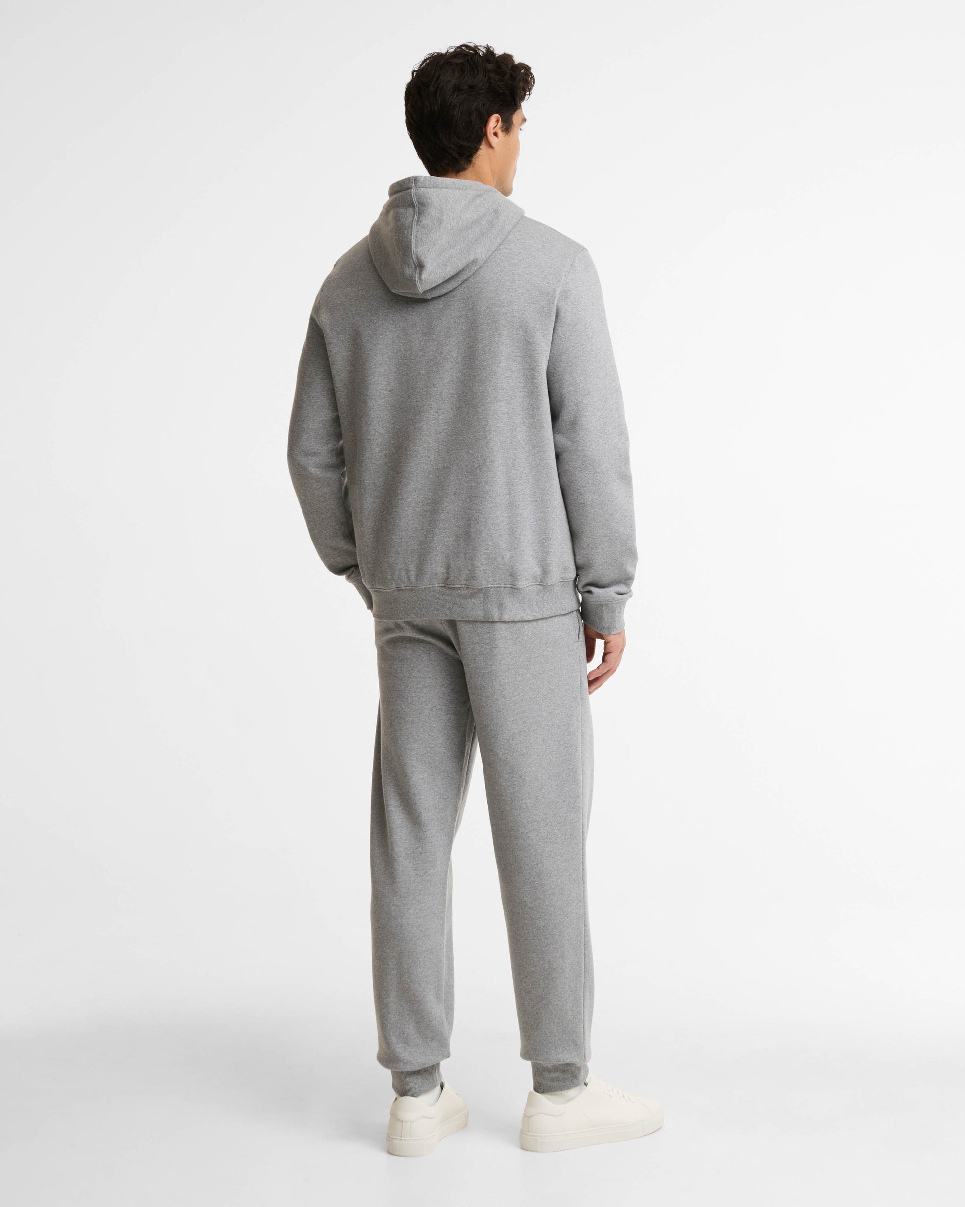 Barbour International Mens Pullover Hoodie and Joggers Tracksuit - Anthracite Marl | CHO | Designer Mens Tracksuits