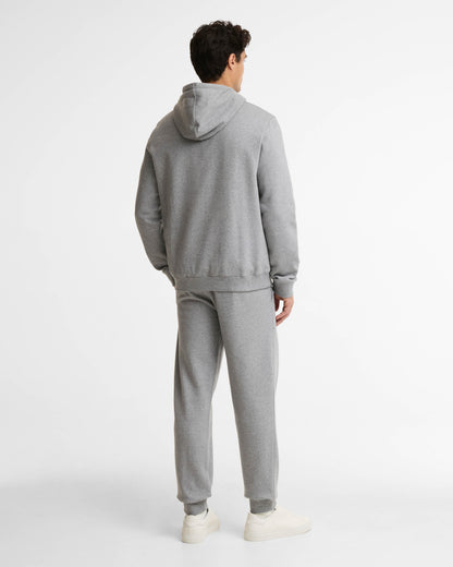 Barbour International Mens Pullover Hoodie and Joggers Tracksuit - Anthracite Marl | CHO | Designer Mens Tracksuits