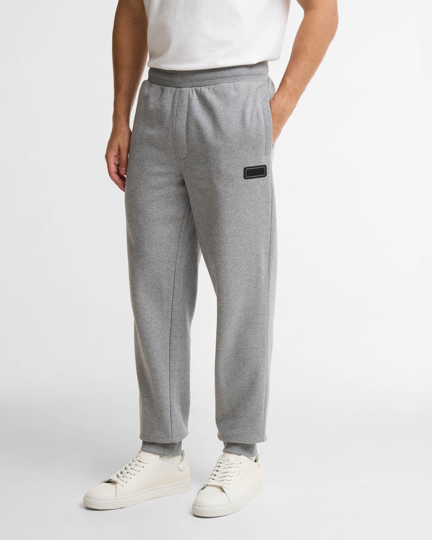 Barbour International Mens Pullover Hoodie and Joggers Tracksuit - Anthracite Marl | CHO | Designer Mens Tracksuits