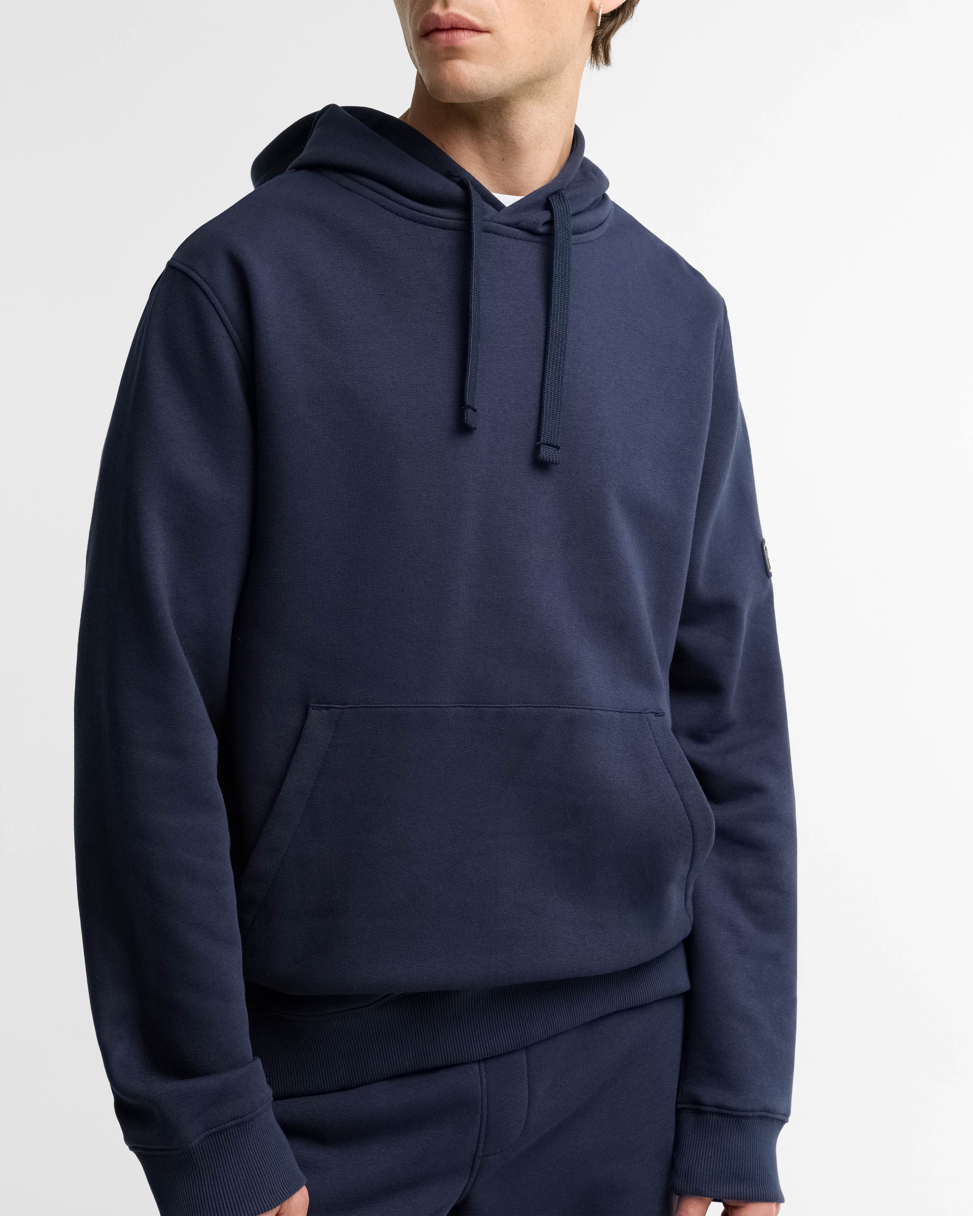 Barbour International Mens Pullover Hoodie and Joggers Tracksuit - Navy Blazer | CHO | Designer Mens Tracksuits