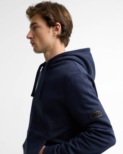 Barbour International Mens Pullover Hoodie and Joggers Tracksuit - Navy Blazer | CHO | Designer Mens Tracksuits