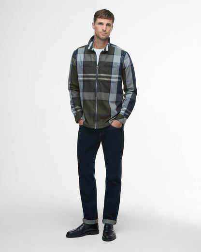 Barbour Lannich Mens Tartan Overshirt - Fernwood Tartan