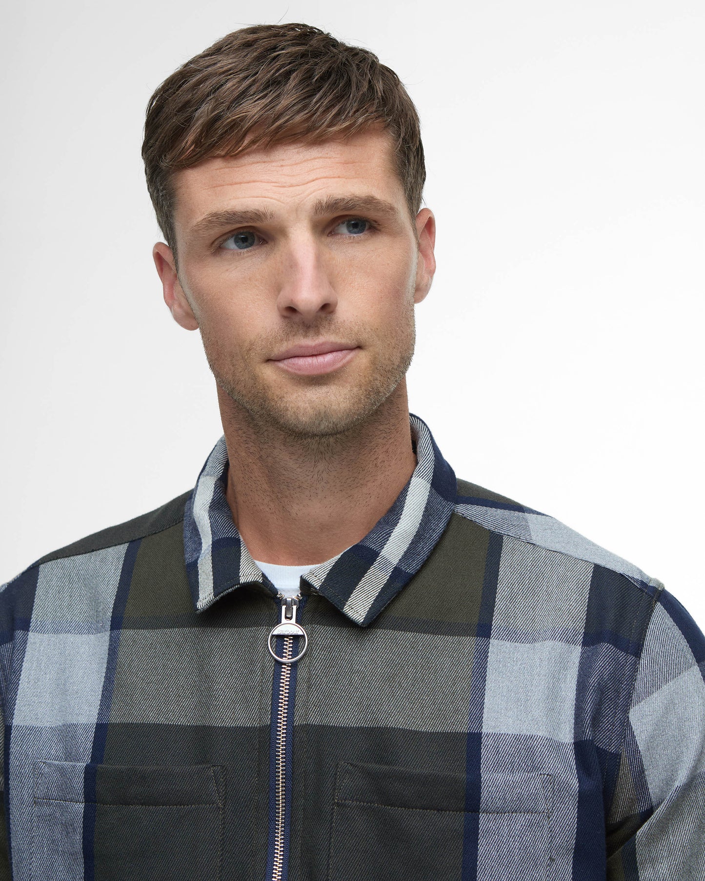 Barbour Lannich Mens Tartan Overshirt - Fernwood Tartan