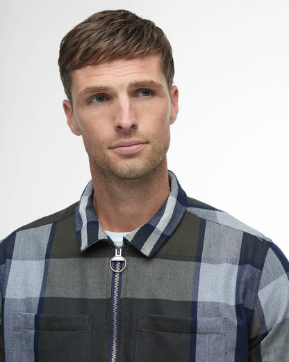 Barbour Lannich Mens Tartan Overshirt - Fernwood Tartan
