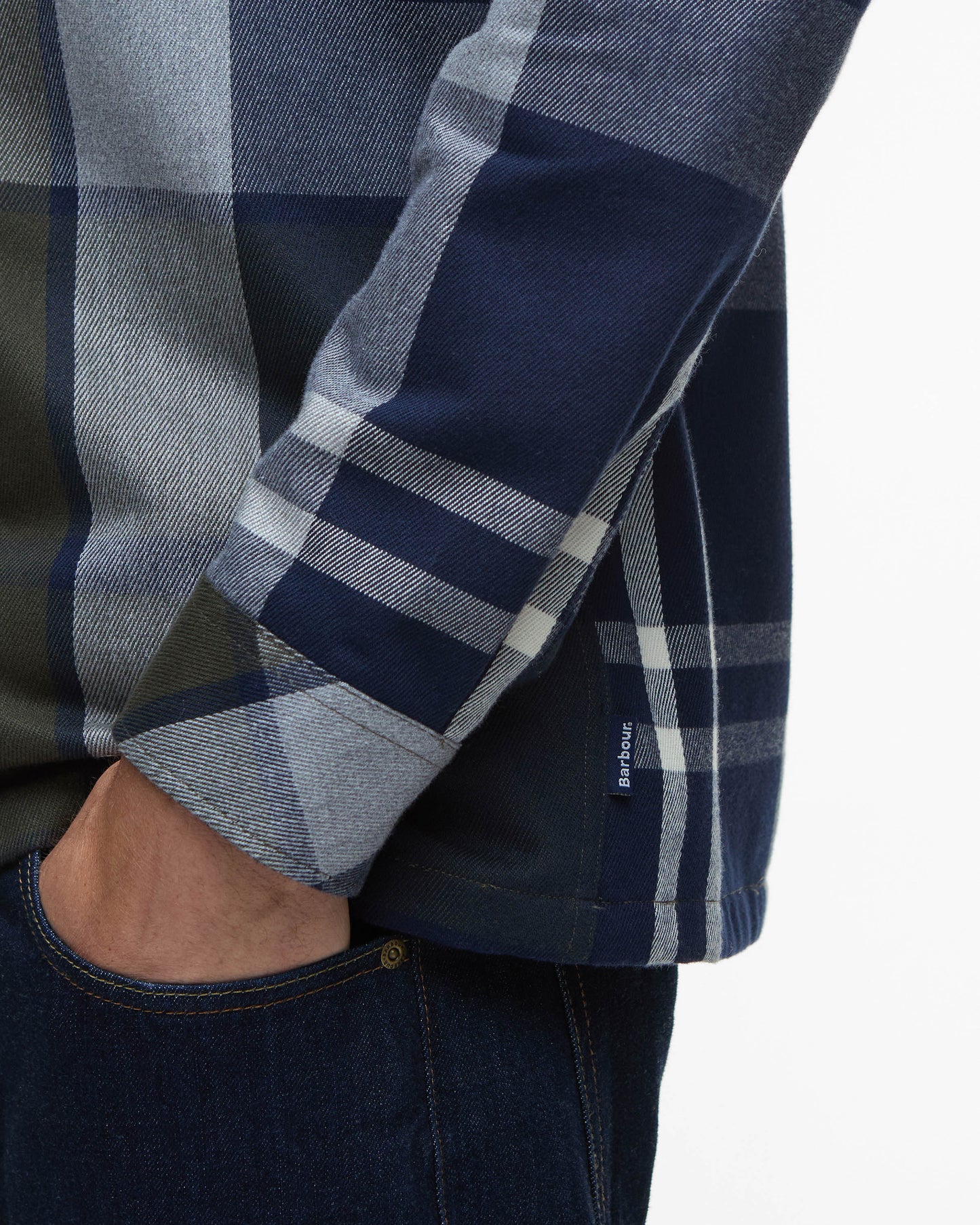Barbour Lannich Mens Tartan Overshirt - Fernwood Tartan