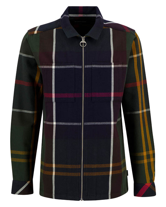 Barbour Lannich Mens Tartan Overshirt - Classic Tartan