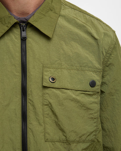 Barbour International Inline Mens Overshirt - Cable Olive