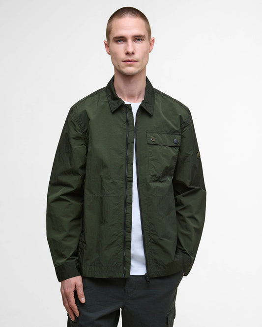 Barbour International Inline Mens Overshirt - Sage