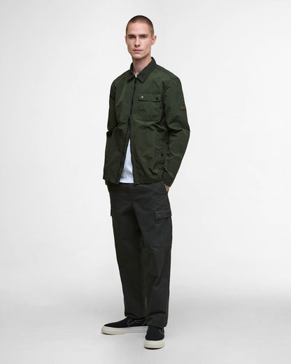 Barbour International Inline Mens Overshirt - Sage